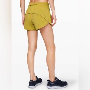Lululemon Speed Up Short Long 4" Updated Fit Grape Leaf Size 6